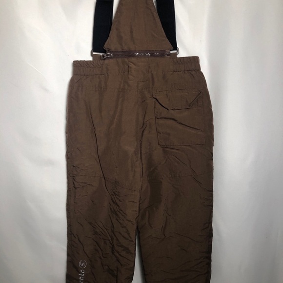 Boys Brown Snow Pants. Size 4 - Picture 2 of 6